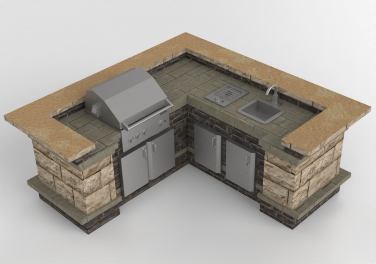 3D Kitchens - Stone kitchen - Belgard - Nottingham - ACCA...