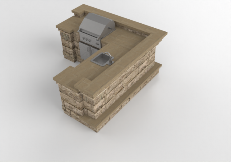 3D Kitchens - Stone kitchen - Belgard - Wexford - ACCA...