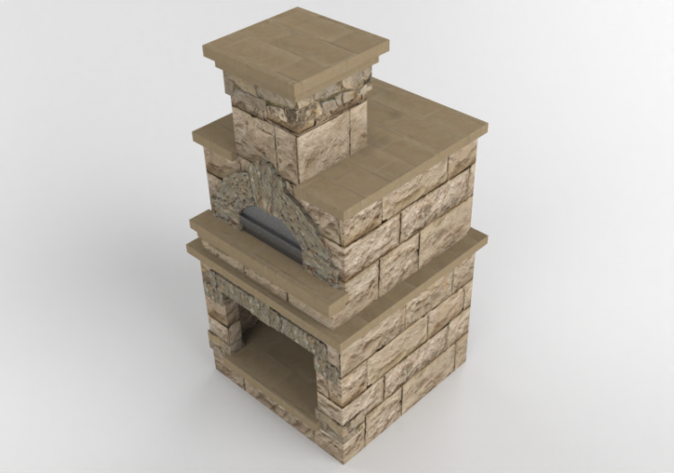 Cucine 3D - Forno a legna in pietra - Belgard - Wexford -...