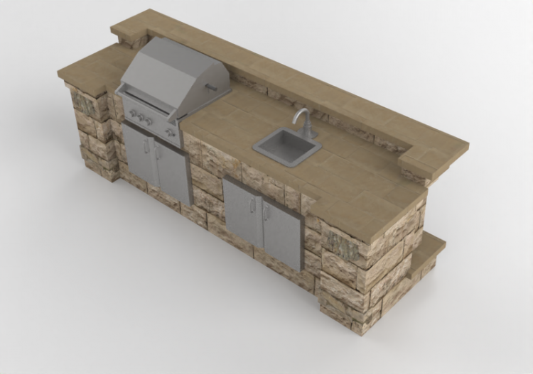 3D Kitchens - Stone kitchen - Belgard - Wexford - ACCA...