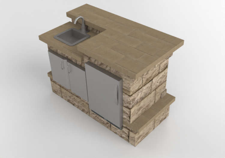 3D Kitchens - Stone kitchen - Belgard - Wexford - ACCA...