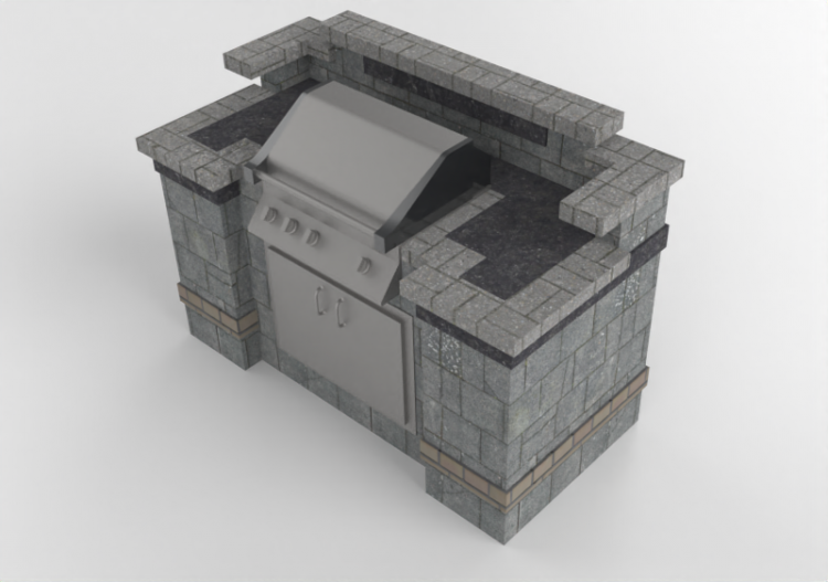 3D Küchen - Küche aus Stein - Belgard - Cordova - ACCA...