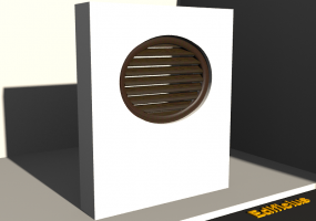 3D Tür/Fenster - Fensterladen FN [O] 1DF