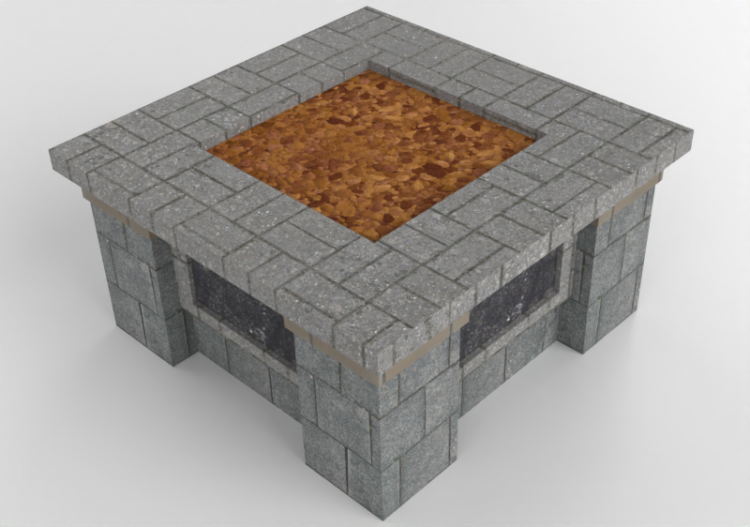 Foyers et Cheminées 3D - Bol à feu en pierre - Belgard -...