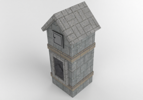 3D Zubehör - Briefkasten aus Stein - Belgard - Cordova