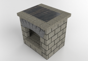 配饰 - Stone wood storage cabinet - Belgard - Bristol