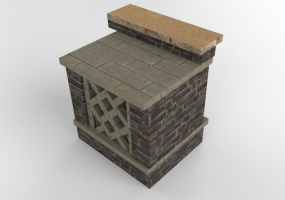 3D Zubehör - Weinregal aus Stein - Belgard - Nottingham