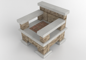 3D Chairs - Stone Chair - Belgard - Tuscany