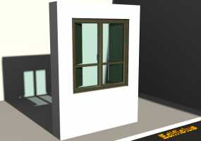 3D Tür/Fenster - FN[R] 2AB[1D] MM + SCR