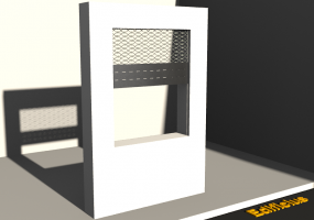 Esquadria 3D - Porta de enrolar [R] GD[T01]