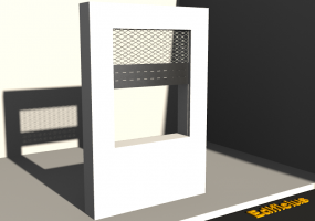 3D Fixtures - Roller Shutter blind [R] MV[T02]