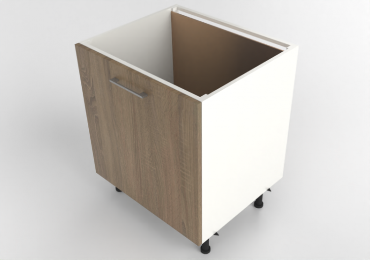 3D Bases - Mueble bajo fregadero de madera lacada - Finsa -...