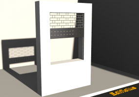 Esquadria 3D - Porta de enrolar [R] GD[T04]