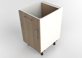 底部 - Sink base in lacquered wood - Finsa