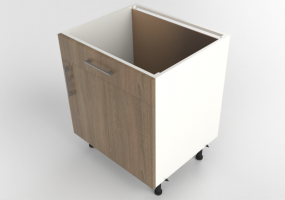 底部 - Sink base in lacquered wood - Finsa
