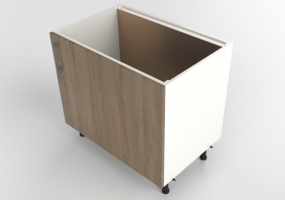 底部 - Sink base in lacquered wood - Finsa