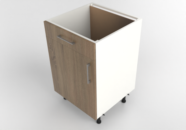 3D Bases - Mueble bajo fregadero de madera lacada - Finsa -...