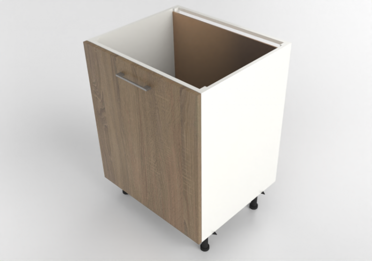 3D Bases - Mueble bajo fregadero de madera lacada - Finsa -...