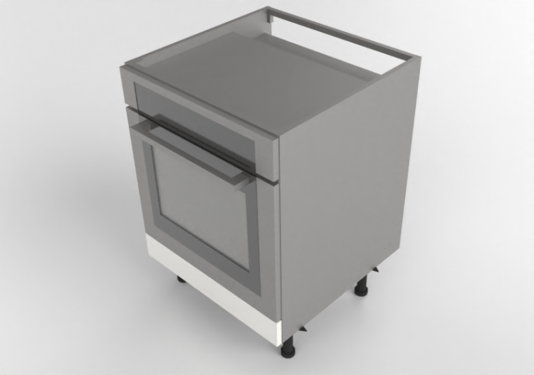 3D Electrical Appliances - Cabinet with electric oven -...