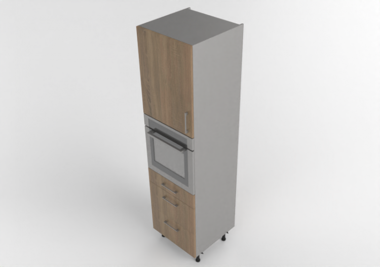 3D Furniture - Cabinet with appliances - Finsa - LD3D -...