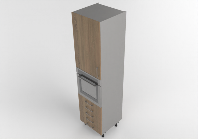 3D Furniture - Cabinet with appliances - Finsa - LD5D -...
