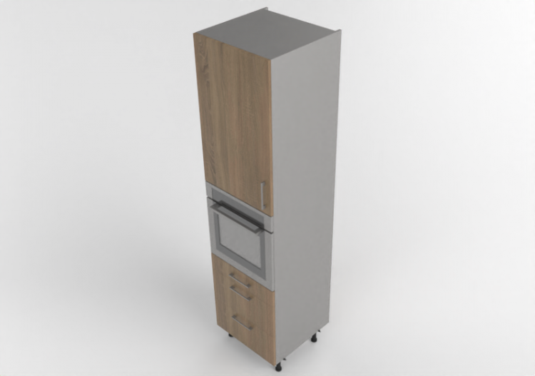 3D Furniture - Cabinet with appliances - Finsa - LD3D -...