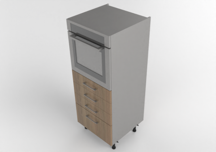 3D Furniture - Cabinet with appliances - Finsa - O3D1BD -...