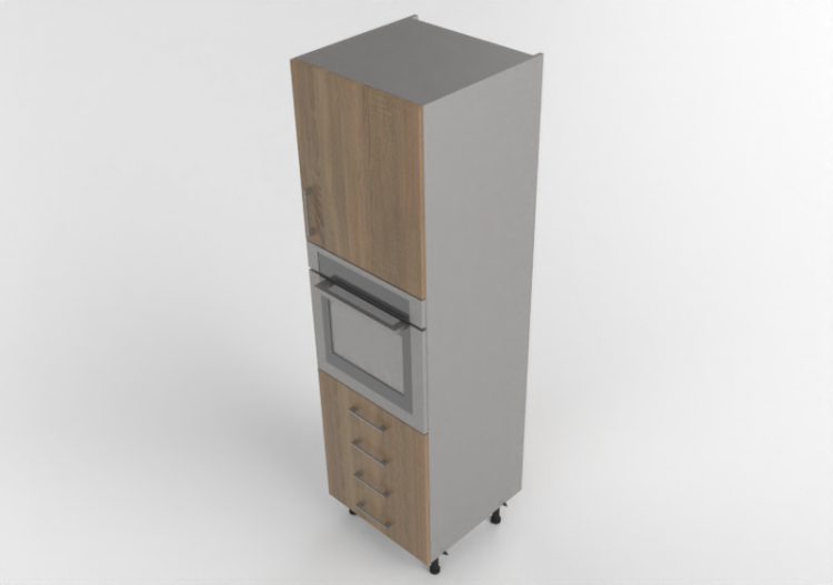 Móveis 3D - Móvel com eletrodomésticos - Finsa - RD4D -...