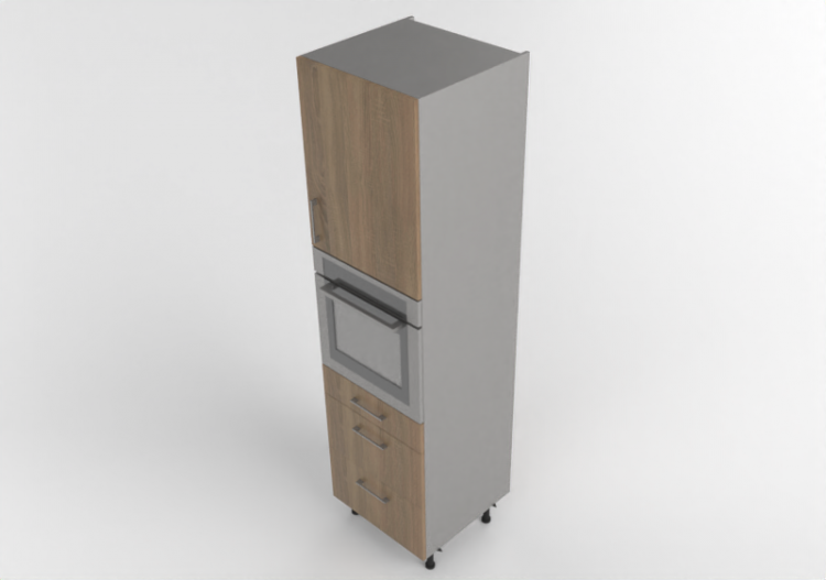 3D Furniture - Cabinet with appliances - Finsa - RD3D -...