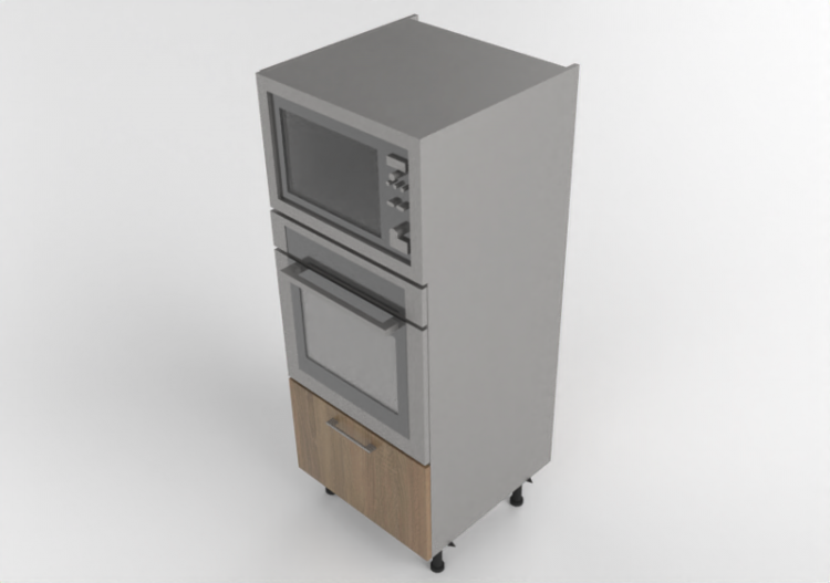 Muebles 3D - Mueble con electrodomésticos - Finsa - MO1BD -...
