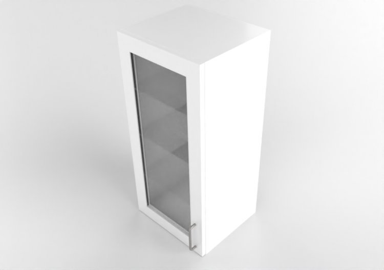 Armoires supérieures 3D - Meuble haut en bois laqué -...