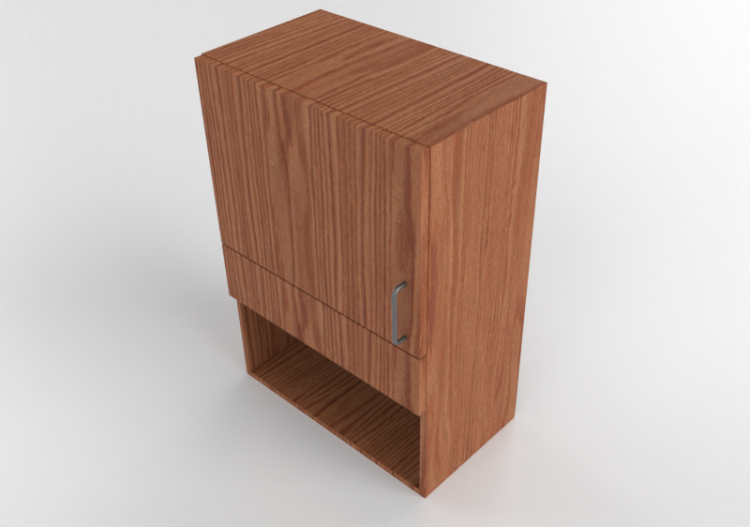 Armoires supérieures 3D - Meuble haut en bois - Marbodal -...