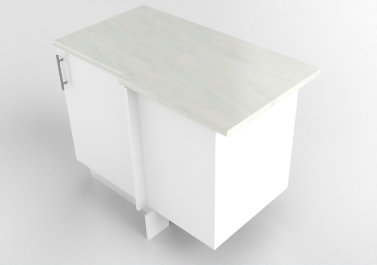 Meubles 3D - Meuble d'angle en bois laqué - Marbodal -...