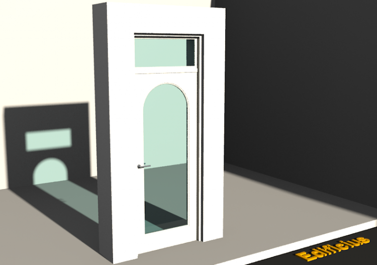 Esquadria 3D - Almofadada P[R] 1FB[1V_AR]+1BAND - ACCA...