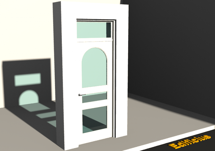 Esquadria 3D - Almofadada P[R] 1FB[3V_AR]+1BAND - ACCA...