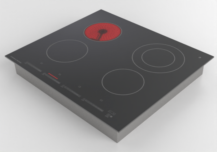 3D Electrical Appliances - Electric hob - Fisher & Paykel -...