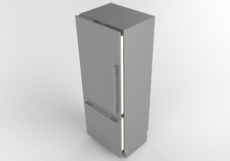 Electrodomésticos 3D - Frigorífico - Fisher & Paykel -...