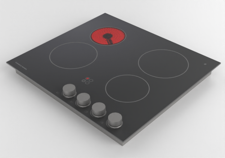 3D Electrical Appliances - Electric hob - Fisher & Paykel -...