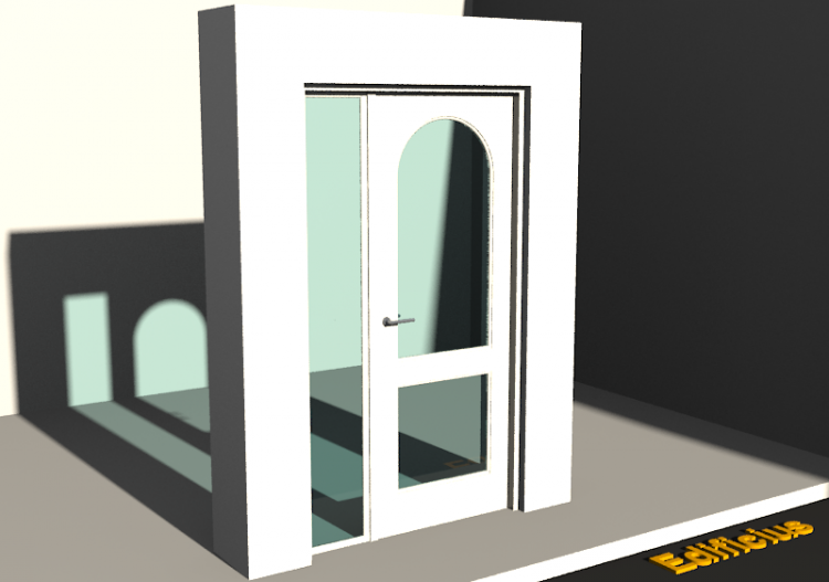 Menuiseries 3D - Bossagé P[R] 1VB[2V_AR]+1FNCLC - ACCA...