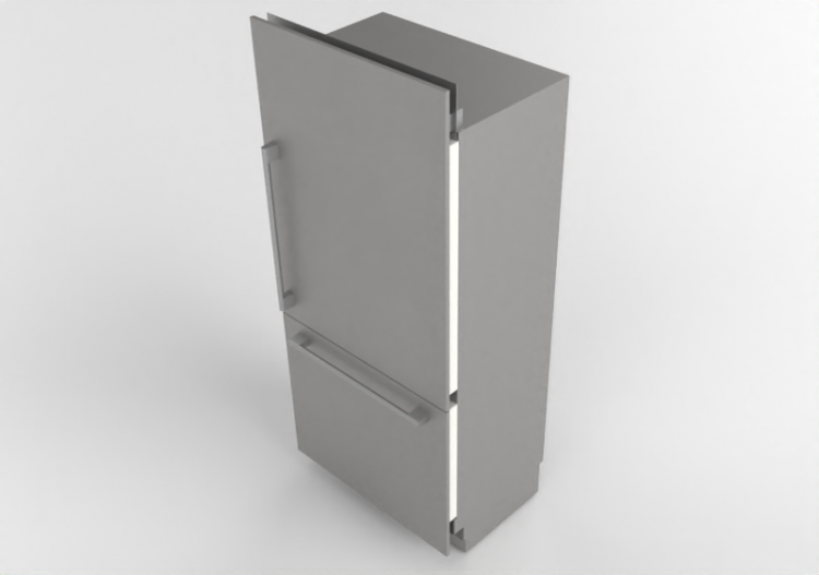 Eletrodomésticos 3D - Geladeira - Fisher & Paykel -...