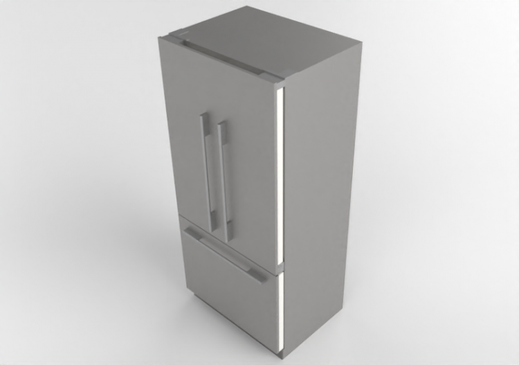 3D Haushaltgeräte - Kühlschrank - Fisher & Paykel - RS80A1...