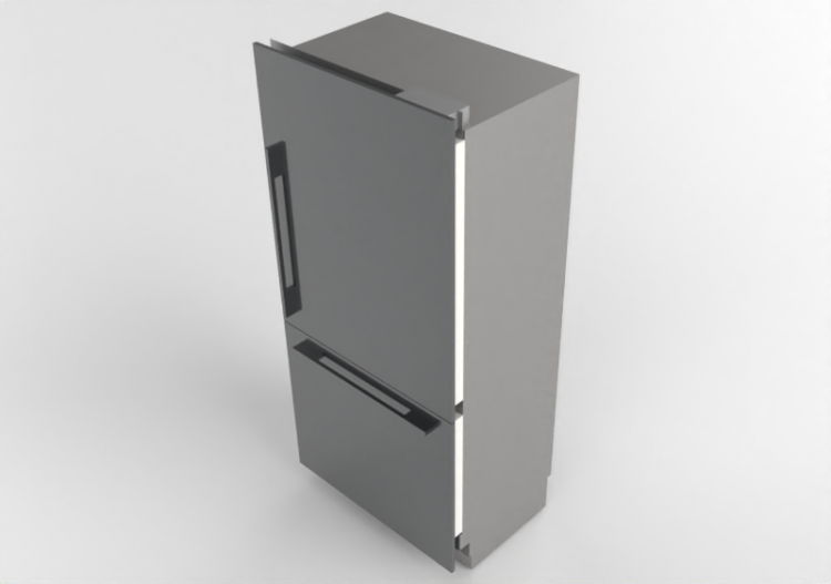 Electrodomésticos 3D - Frigorífico - Fisher & Paykel -...