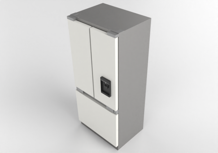 Eletrodomésticos 3D - Geladeira - Fisher & Paykel - RS80AU1...