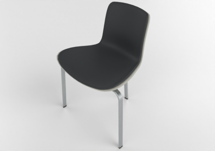 Cadeira 3D - Cadeira com assento estofado - Fritz Hansen -...