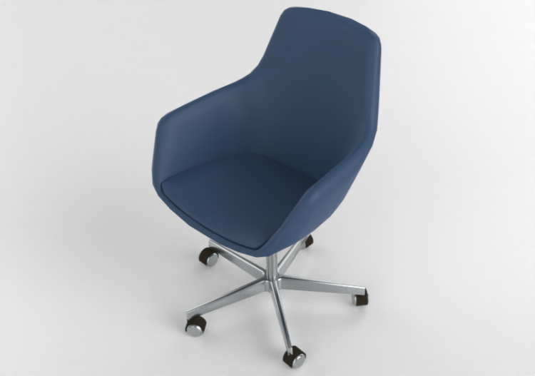 3D Chairs - Chair with upholstered seat - Fritz Hansen -...