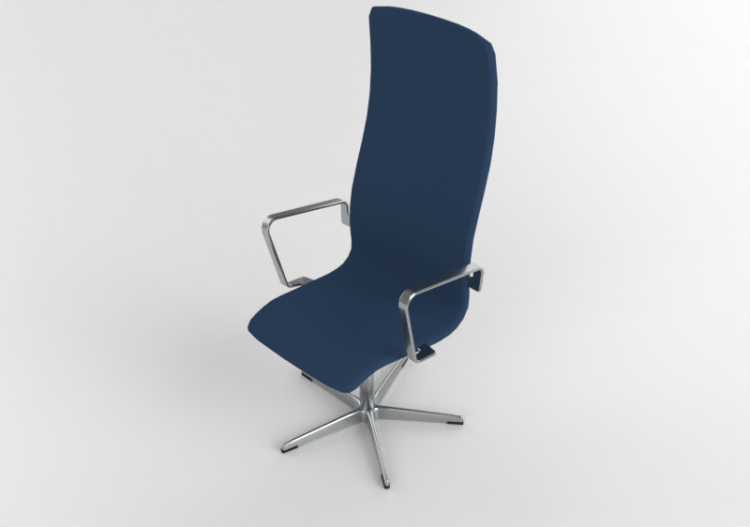 3D Chairs - Swivel chair in fabric - Fritz Hansen - Oxford...