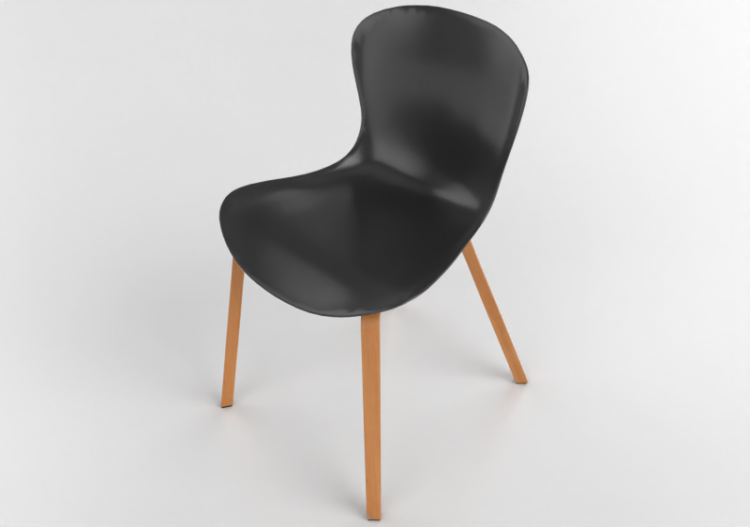 3D Stühle - Stuhl aus Plastik - Fritz Hansen - NAP - KS52 -...