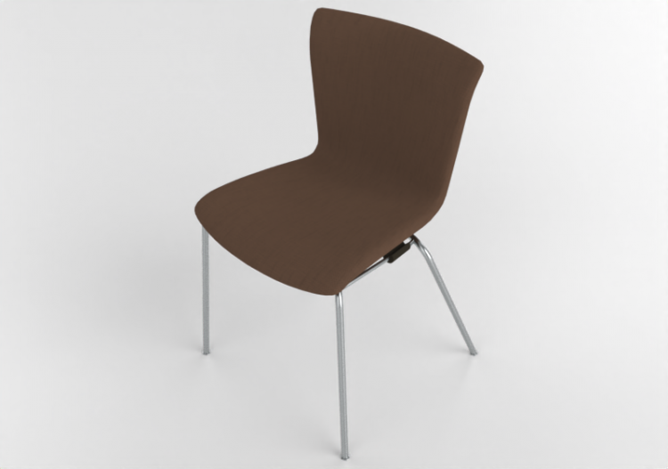 Sillas 3D - Silla con asiento acolchado - Fritz Hansen -...