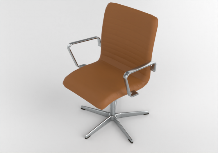 Chaises 3D - Chaise tournante en tissu - Fritz Hansen -...
