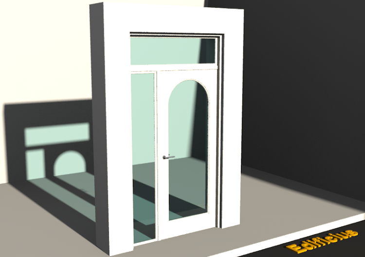 Menuiseries 3D - Bossagé P[R] 1VB[1V_AR]+1FNCLC+1SPRLC -...